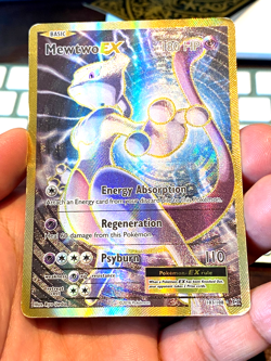 Pokemon TCG Mewtwo EX 103/108 Full Art Holo – XY Evolutions Ultra Rare Card - Image 1