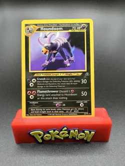 Houndoom - 23/75 - Pokemon Neo Discovery Unlimited Rare Card WOTC LP - Image 1