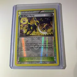 All-Night Party 96/122 Reverse Holo Umbreon XY BREAKPoint Pokemon Card LP - Image 1