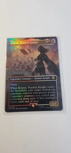 Eowyn, Fearless Knight (Borderless) R UB: LTR: Tales of Middle-earth 430 NM Foil - Image 1