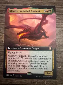 Klauth, Unrivaled Ancient (Extended Art) Commander: Adventures in the Forgotten - Image 1