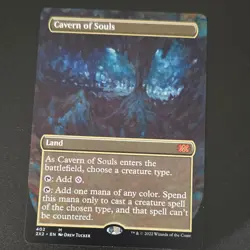 Cavern of Souls Double Masters 2022 Mythic Land Borderless Regular Drew Tucker - Image 1