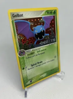 Pokemon Deoxys 31/107 Golbat Reverse Holo STAMPED Pokemon Card MP - Image 2