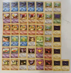 Pokemon 1st Edition Team Rocket/Base/Fossil/Jungle 120 Card Lot w/ Dark Cards - Image 2