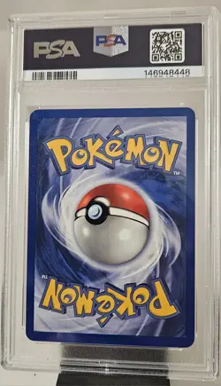 2000 Pokemon 1st Edition American Team Rocket #20 Dark Blastoise PSA-8 Non-holo - Image 4