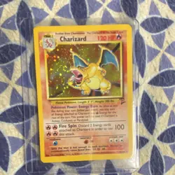 Nintendo Pokemon Charizard Base Set Holo Rare Card 4/130 1999 - Image 1