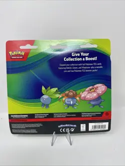 pokemon mega evolution phantasma flames 2-packs With 3 Promo Gloom Oddish Coin - Image 2