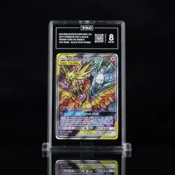 2019 POKEMON SM Promo #SM210 Moltres & Zapdos & Articuno - HOLO TAG 8 - Image 1