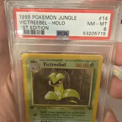 1999 Pokemon Victreebel 1st Edition Holo Rare Jungle Set #14/64 PSA 8 NM-Mint - Image 2