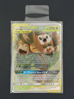 Pokemon Rowlet & Alolan Exeggutor GX 54/236 SM-Unified Minds Tag Team - NM! - Image 1