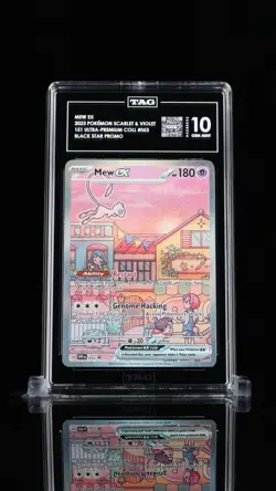 2023 Pokemon Scarlet And Violet Black Star Promo Mew #053 TAG 10 - Image 1