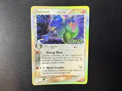 Pokemon TCG Ex Delta Species Marowak Reverse Holo Stamped 10/113 - Image 1