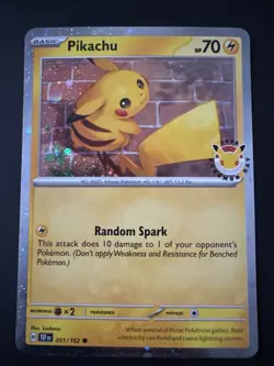 Pikachu Pokemon Day 2026 051/162 - 30th Anniversary Promo - Pokemon TCG - Image 1