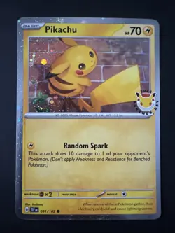Pikachu Pokemon Day 2026 051/162 - 30th Anniversary Promo - Pokemon TCG - Image 3