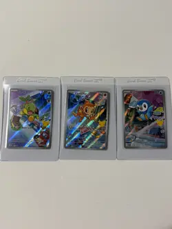 Chimchar Turtwig Piplup First Partner Illustration Collection Promo Set Pokemon - Image 1