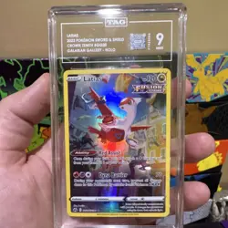Pokemon TCG Latias GG20/GG70 Crown Zenith Galarian Gallery Holo Ultra Rare TAG 9 - Image 1