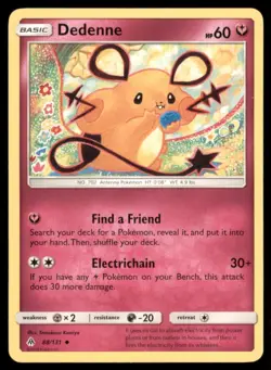 Pokemon TCG Dedenne 88/131 Regular Fairy type - Image 1