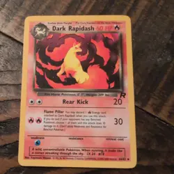 Dark Rapidash 44/82 - Team Rocket - Pokemon - NM - Image 1