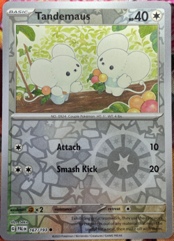 Tandemaus Reverse Holo - 167/193 - Paldea Evolved Pokemon 2023 - Image 1