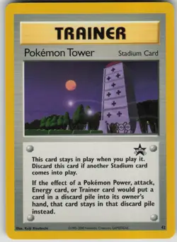Pokemon TCG Pokemon Tower Promo WoTC Promo 42/53 - Image 1