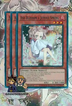 Yu-Gi-Oh! 3X Ash Blossom & Joyous Spring (Alt Art) RA04-EN025 Super Rare - Image 1
