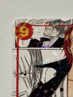 One Piece Manga Alt Art Shanks Holo OP01-120 JUMP JPN mini Promo Perforated - Image 2