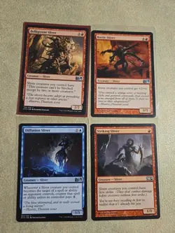 Lot of 18 Wizard Coast Magic The Gathering Sliver Cards Predatory Reflex Battle - Image 5