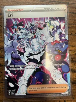 Pokemon Eri 210/162 SV05 Temporal Forces Trainer Holo Card English - Image 2