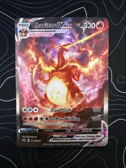 UPC Charizard VMAX SWSH261 Black Star Promo Full Alt Art Pokemon TCG Card NM- - Image 1