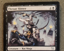 MTG Throat Slitter NM Betrayers of Kamigawa Magic card EDH rat ninja (DS3D1A0). - Image 3