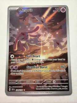 Mesprit Illustration Rare Surging Sparks Pokemon Card 204/191 - Image 1