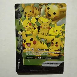 Pikachu V-Union Sword & Shield Promo SWSH141 Pokemon Card - Image 1