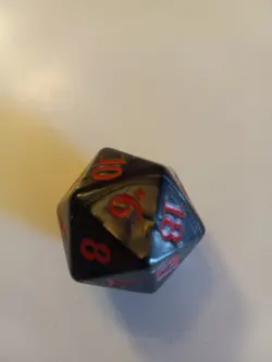 MTG Spindown d20 Oversized M20 Core Set 2020 Silver Gray Life Counter - Image 4