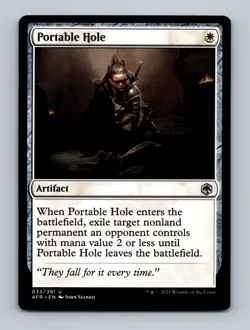 Portable Hole Adventures in the Forgotten Realms Non-Foil MTG NM - Image 1