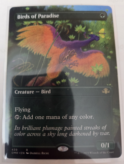 MTG, Birds of Paradise (Borderless) Dominaria Remastered Regular NM - Image 1