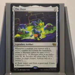 Magic: The Gathering The Ooze Legendary Artifact TMT Rare Wizards TMNT 0177 2026 - Image 1