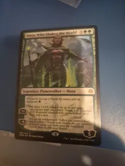 MTG Nissa, Who Shakes the World War of the Spark 169/264 Regular Rare NM/M - Image 1