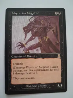 Phyrexian Negator MP MTG Magic the Gathering Urza's Destiny Reserved List - Image 1