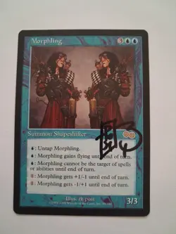 Morphling LP RK Post Signature MTG Reserved List Urza's Saga Magic the Gathering - Image 1