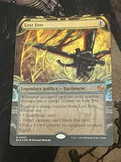Mtg Lost Jitte Outlaws Of Thunder Junction Showcase Foil NM - Image 1