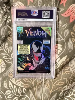 Eddie Brock/Venom Lethal Protector - MtG Spiderman Borderless Foil 0233 PSA 10! - Image 2