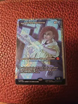 April O'Neil, Hacktivist (Showcase) Teenage Mutant Ninja Turtles - Fractrue Foil - Image 1