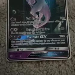 Pokemon Mewtwo GX Ultra Rare Holo Card Shining Legends 78/73 Psychic 2017 - Image 5