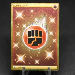 Fighting Energy 233/198 SwSh Chilling Reign Gold Secret Rare Holo Pokemon Card - Image 1