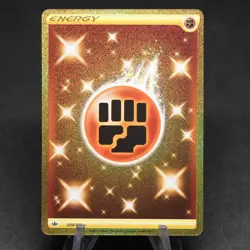 Fighting Energy 233/198 SwSh Chilling Reign Gold Secret Rare Holo Pokemon Card - Image 3