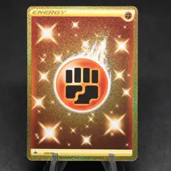 Fighting Energy 233/198 SwSh Chilling Reign Gold Secret Rare Holo Pokemon Card - Image 5