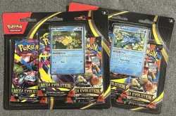 2x Pokemon: Mega Evolution 3 Pack Blister Psyduck & Golduck Promo's TCG - Image 1
