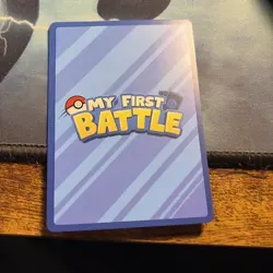 Pokemon Pikachu TCG Blue Border My First Battle Exclusive Stamp Promo - Image 2