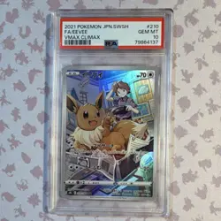 Pokemon Eevee S8b Vmax Climax 210/184 Holo Character Rare PSA 10 Japanese - Image 1