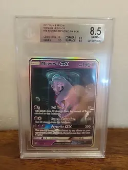 2017 Pokemon Shining Legends Mewtwo #78/73 BGS 8.5 - Image 1